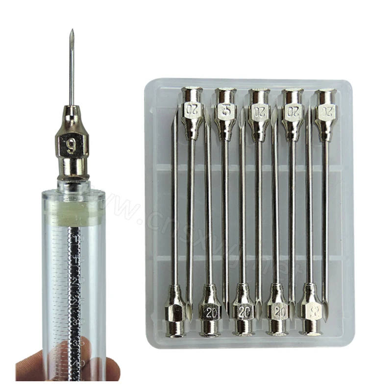 14 MM Large Needle Hub Reusable stainless steel hypodermic needles