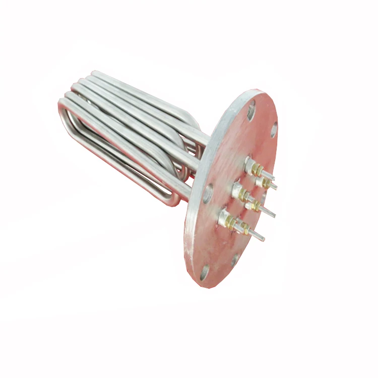 12kw Corrosion resistance electric boiler flange immersion heater