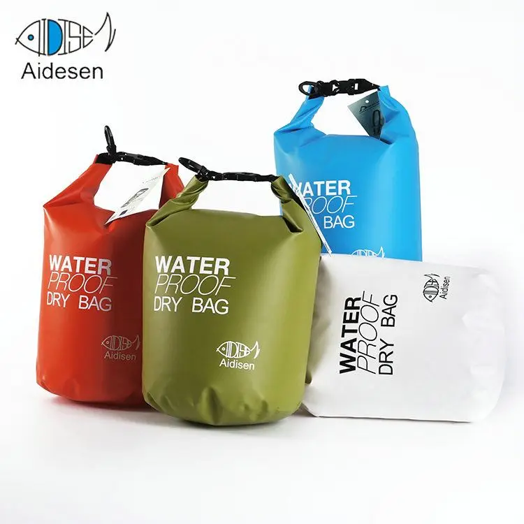 Custom Logo 500D PVC Roll Top Dry Bag Outdoor Water sports  Waterproof  Dry backpack