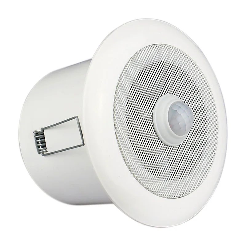 USB Downloadable Small Infrared Sensor LINE IN Mini Ceiling Audio Loudspeaker