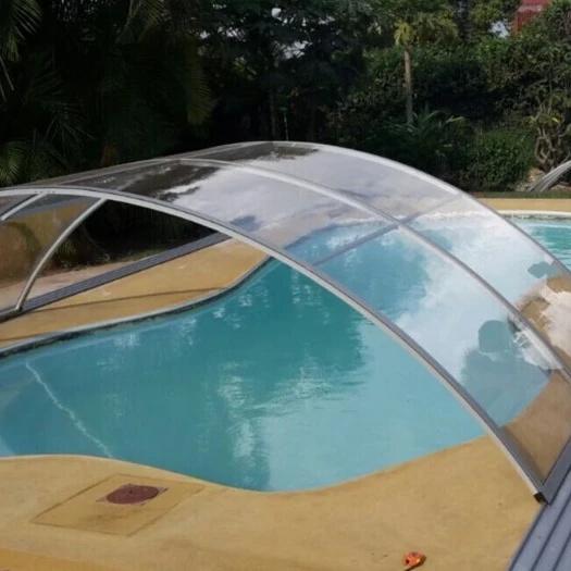 Customizable veranda retractable swimming pool roof top enclosures with good prices