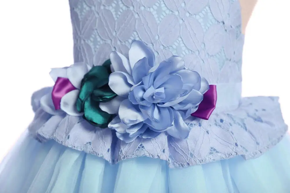 Sweet Design Wholesale Kids Sequin Princess Evening Dresses Kids Wear Clothes Birthday Party Gown Little Girls Dresses