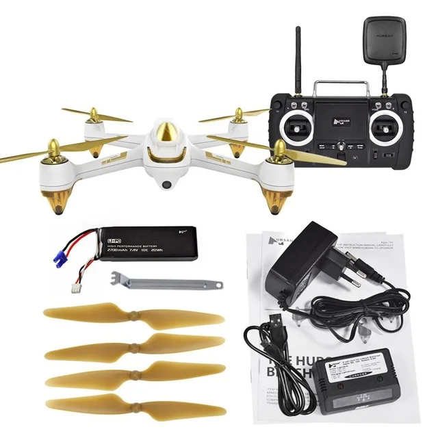  Радиоуправляемые вертолеты Hubsan H501S X4 5 8G FPV 10CH бесщеточный с HD камерой 1080P GPS Радиоуправляемый квадрокоптер RTF-усовершенствованная версия