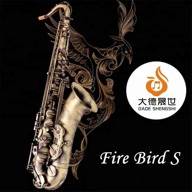 
Professional Fire Bird Series DSTS-711FB Total Sax Engraving Pro Saxophone Tenor 