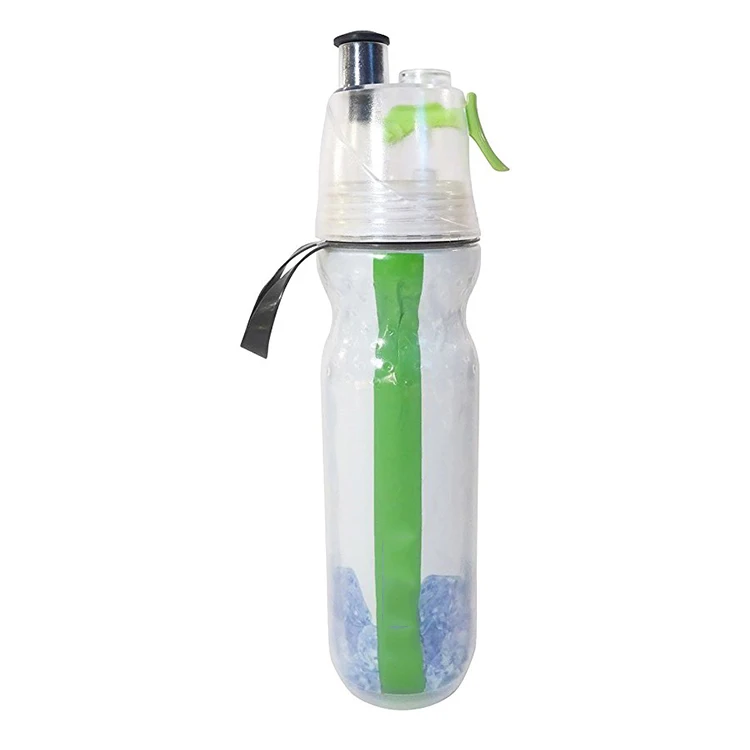 Hot Sale New Double Spray Water Bottle Squeeze Water Bottles Cold Cycling Cup Travel Bicycle Riding Drinking Tool
