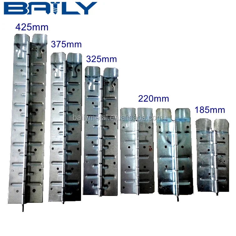 Wooden pallet collar hinge mild steel coller hinge, bulk stacking pallet containers sale