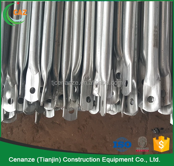 Best Quality Pre Galvanized H Thru Scaffolding Frame Cross Brace Scaffolding Construction