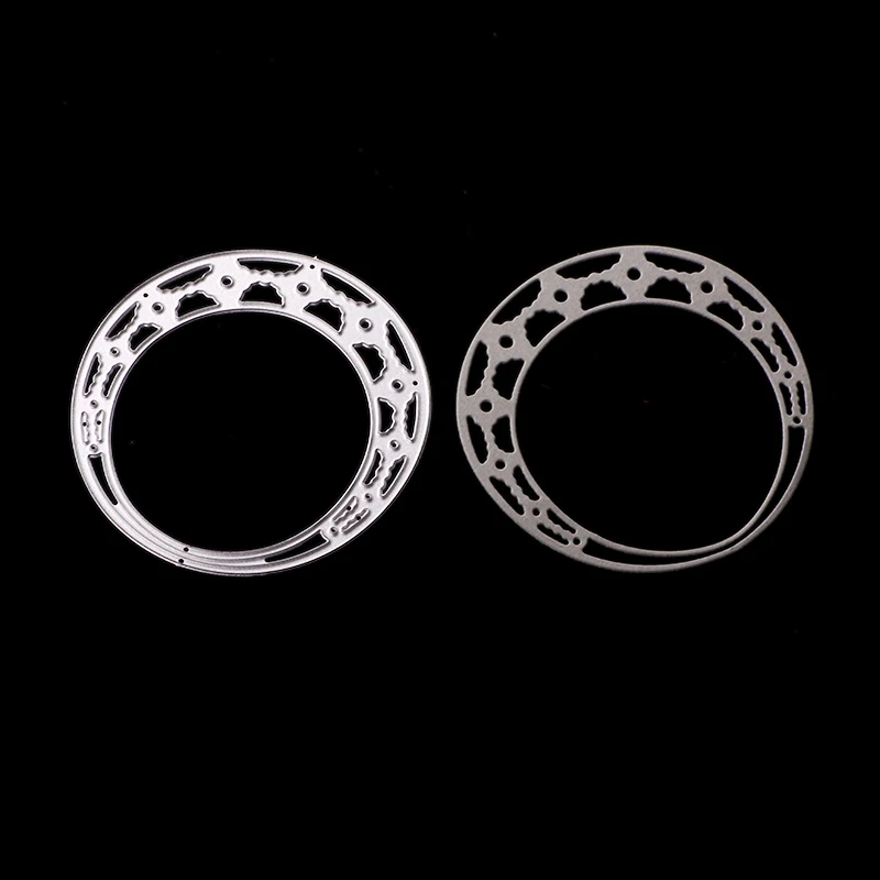 AAGU Yiwu Ready to Ship Wholesale DIY Craft Card Stencils Hollow Circles Cutting Dies Troqueles De Corte Para Scrapbooking