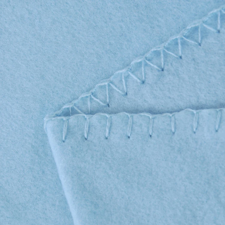 100% polyester custom size solid colour  travel polar fleece throw blanket