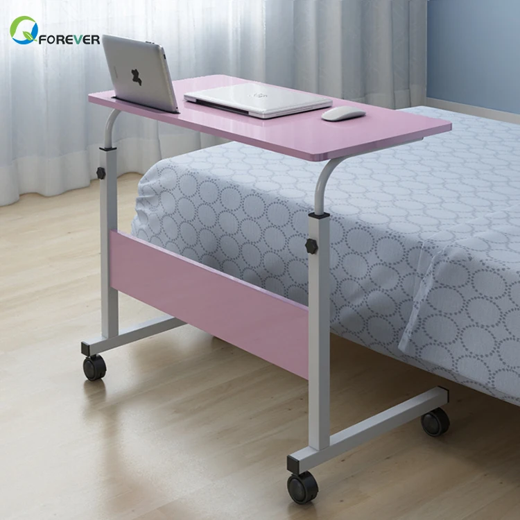 Wholesale Portable Adjustable Folding Arm Bed Aluminum Laptop Desk/Stand/Table With Cooling Fan And Mouse Pad