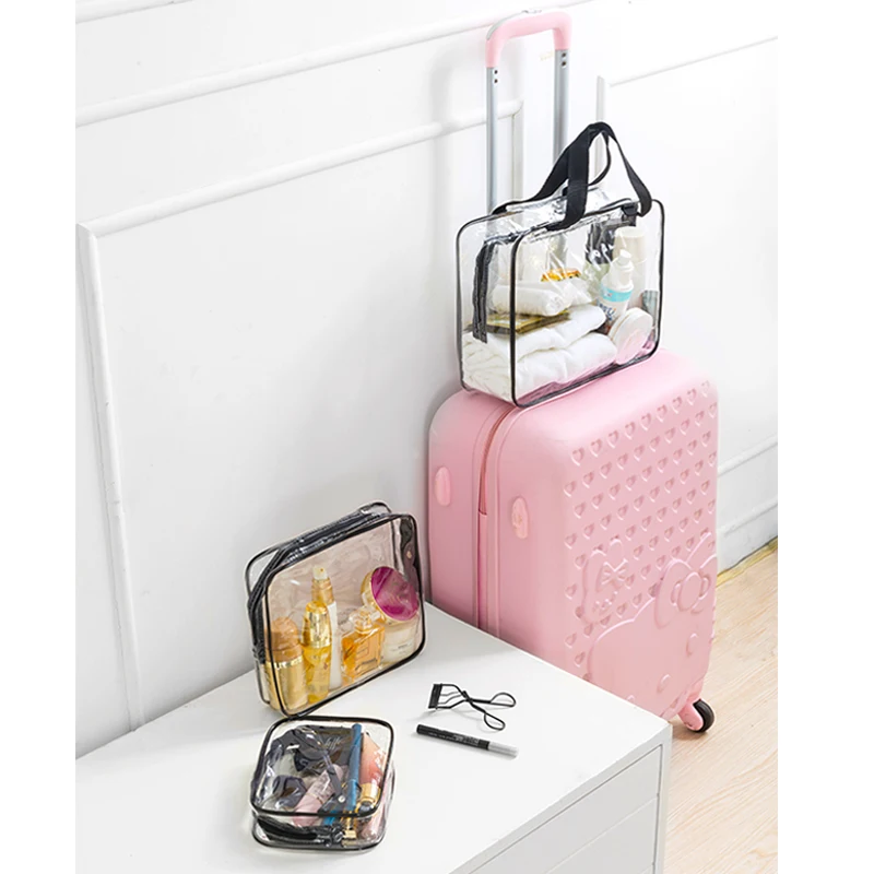 Elegent Ladies Favourite Clear Tote Bags And Eco Tote Bag, Cosmetic Bag