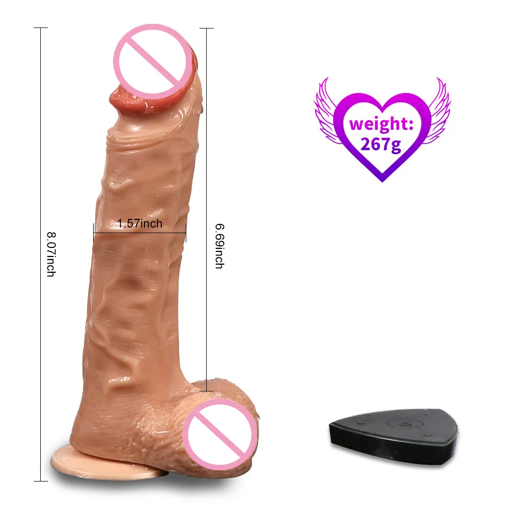 
Wholesale Sex Toys Remote Mushroom Head Vibrating Dildos, Bhuge Realistic Vibrator Penis Dildo for Women 