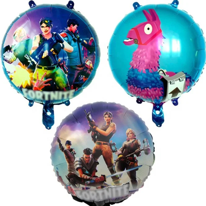 
Video Game Party Supplies Includes Cake Topper Latex Balloons Foil Balloons Perfect Battle Royale Gamer Decorations for Kids 