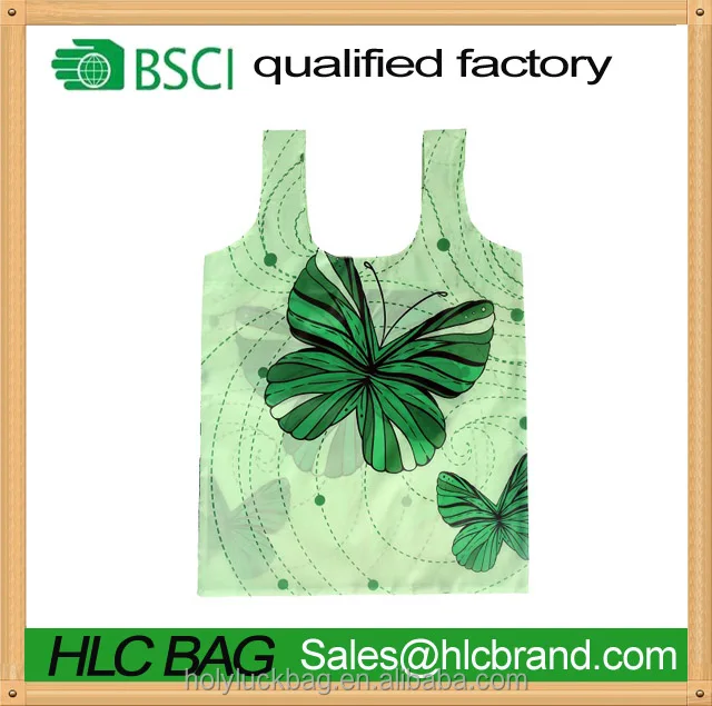 BSCI футболка форма карман ripstop Shopper складной сублимации краски сумка