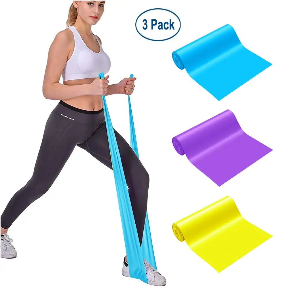 Wholesale Natural Latex Make Your Own Fitness Elastic Yoga Resistance Loop Exercise Bands