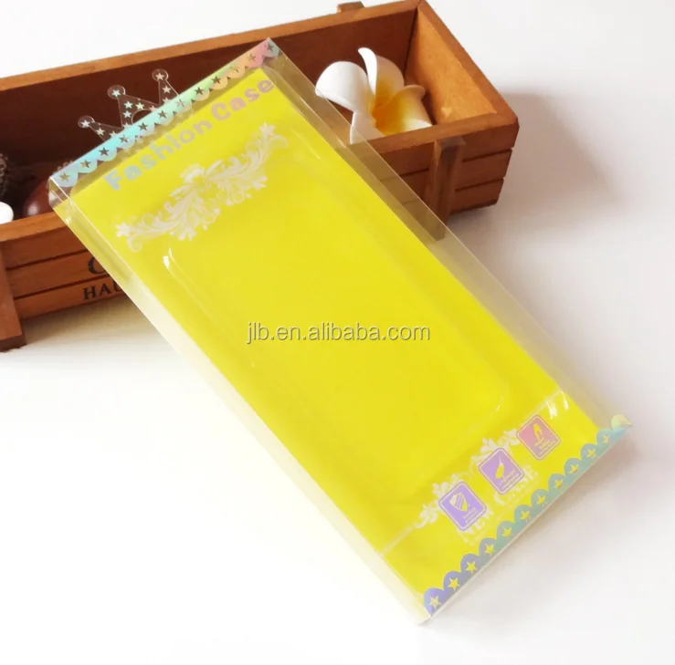 Custom gift packaging box mobile phone cover plastic packaging