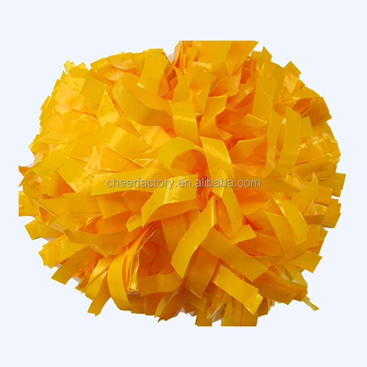 2019 wet look pom poms for cheerleading