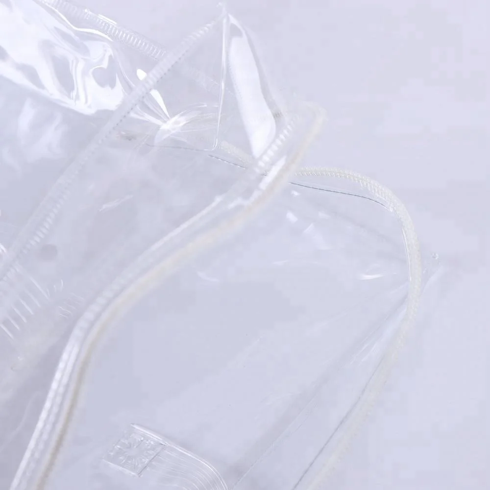 Top fashion high quality wholesale eco-friendly transparent PVC bag with handle