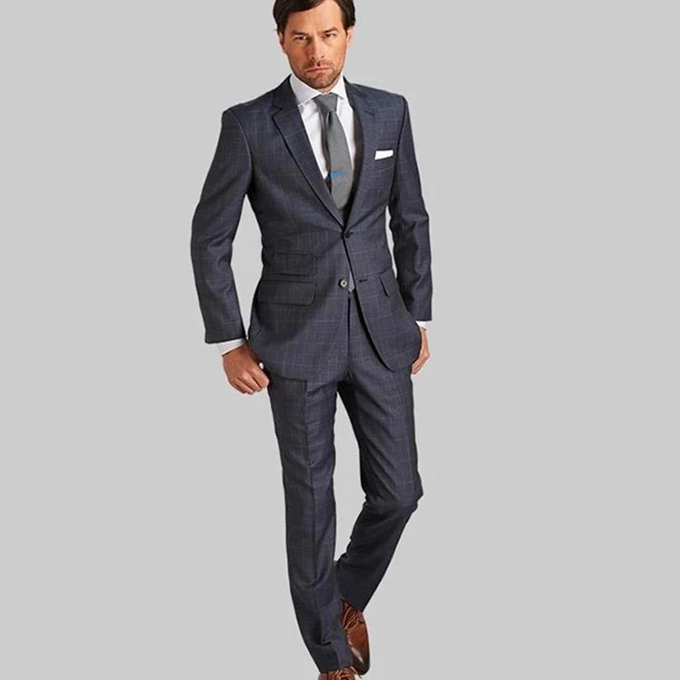 New Fashion Light Blue Coat Pant Men Suit Latest Design Coat Pant Men Suit