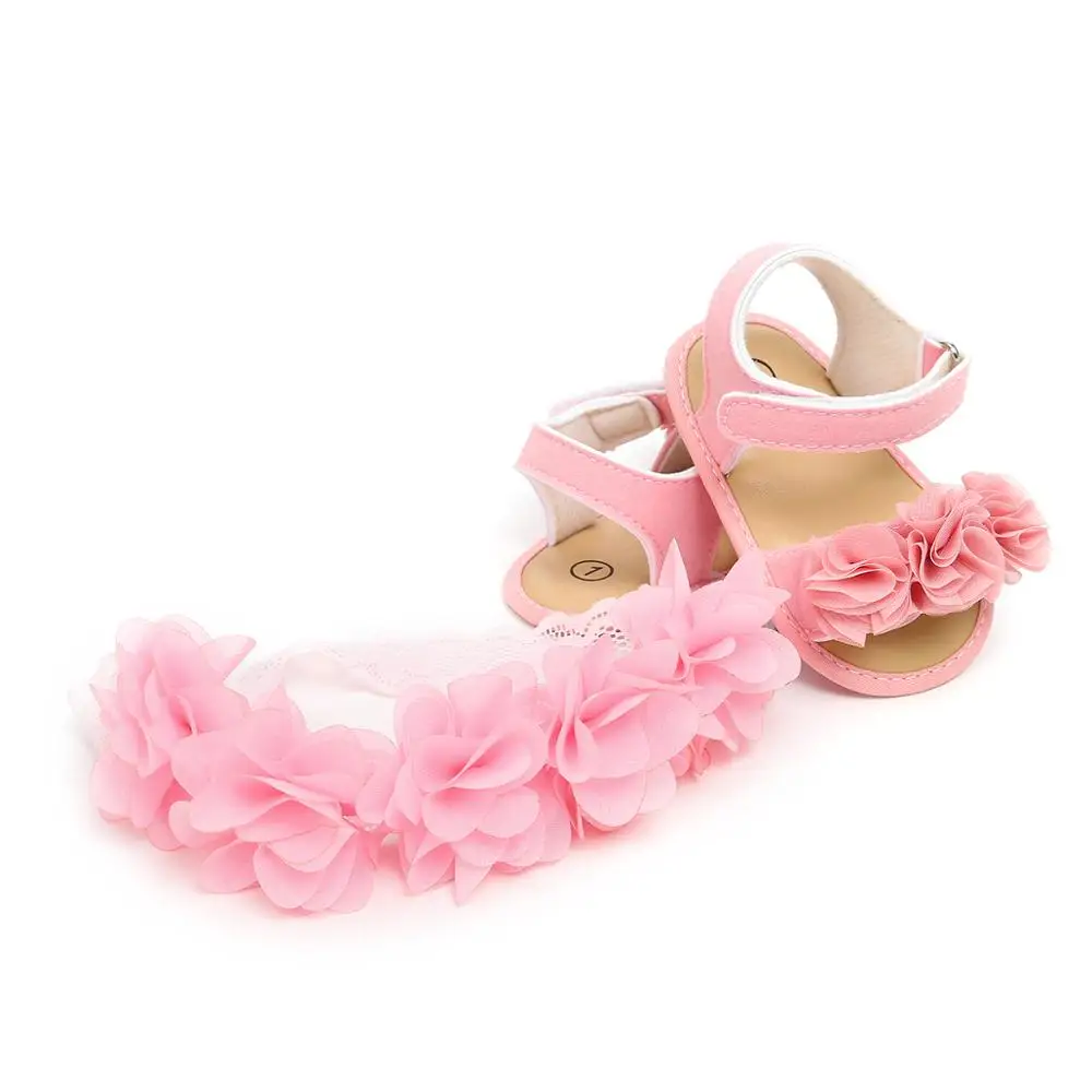 Newborn Baby Girl Sandals Summer Toddler Casual Fashion Baby Girl Children Sandals Baby Slippers With Flowers