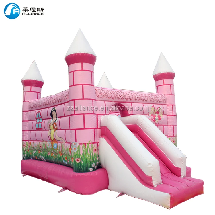 Popular newest snow white inflatable baby games cheap inflatable bouncer