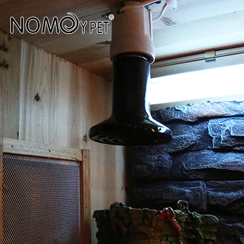 NOMOY PET wholesale high quality normal black ceramic reptile heat bulb heat emitter ND-01