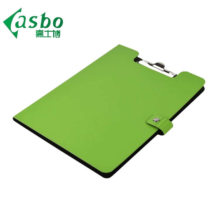 High quality custom logo office diary cover folding school PP clipboard and folder