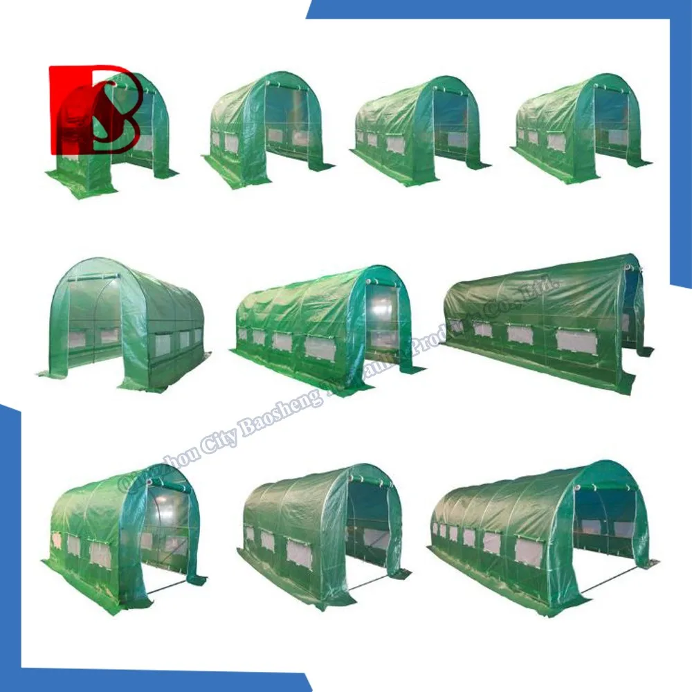 
high steel connector and frame dome tunnel greenhouse, growing greenhouse for plant 