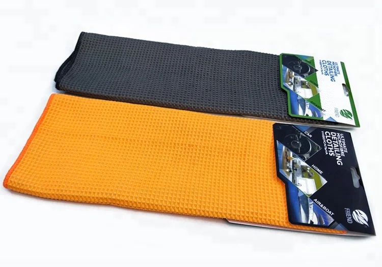 Waffle Weave Towel Microfiber Car Cleaning Cloths Car Detailing Drying Towels