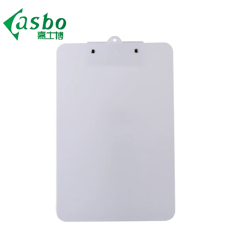 Customized color printed cleanroom FC size plastic nursing clipboard