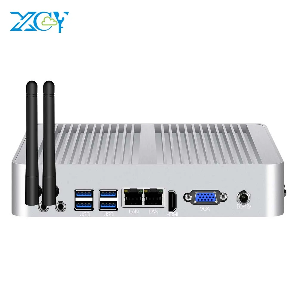 XCY Мини ПК Intel core i7 4500u 8 Гб оперативной памяти 240g ssd dual lan игры pc 300 M Wi-Fi RS232 компьютер