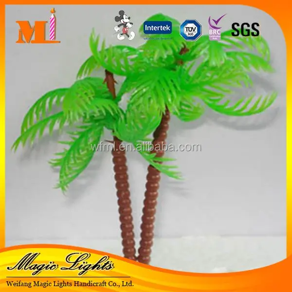 Hot Sale Personalized Plastic Christmas Ornaments Cake Decoration Birthday Candles