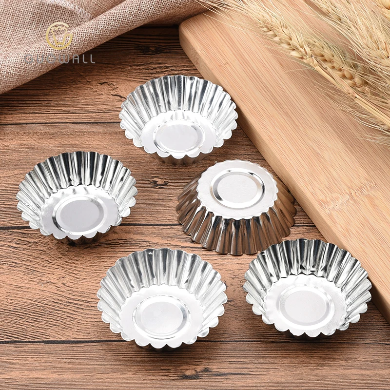Best Selling Tin Material Egg Tart Mould Cake Mould Baking Mould Pastry Tools