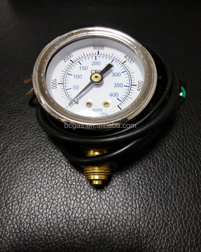 12V lovato Gas Fuel  pressure CNG gauge for single point EFI system