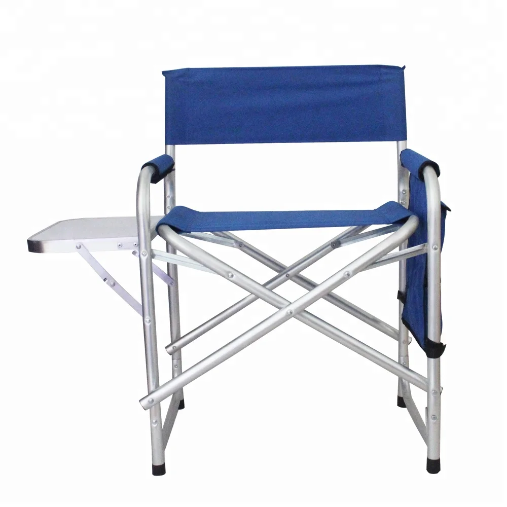 
 Portable Tall Aluminum Folding Director Chair  