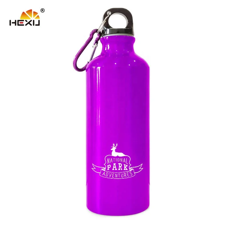 500ml sublimation Hot aluminium sport water bottle with key ring