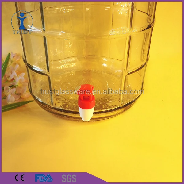 2016 Новый дизайн завод напрямую продавать красивые формы хранения 5 литров стеклянных банок