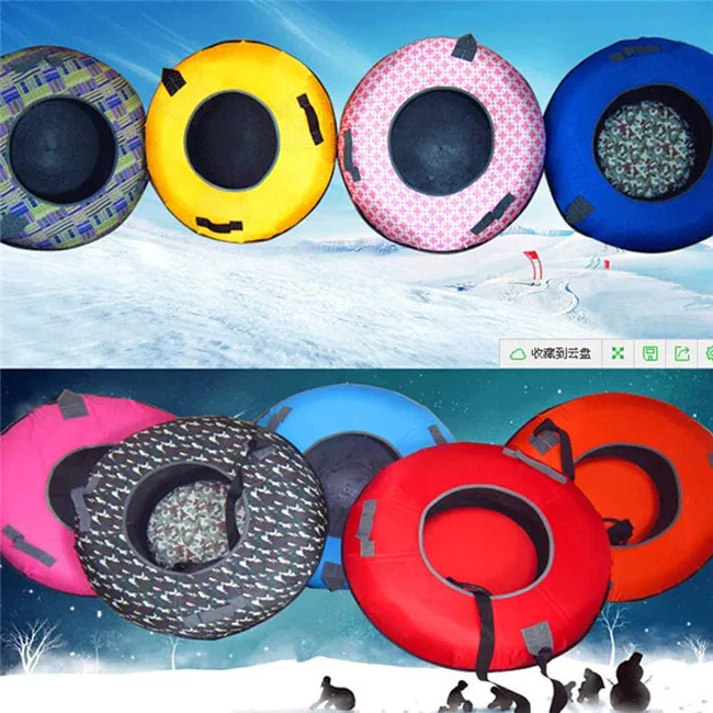 
high quality PVC inflatable snow tube, inflatable snow sled for sale 