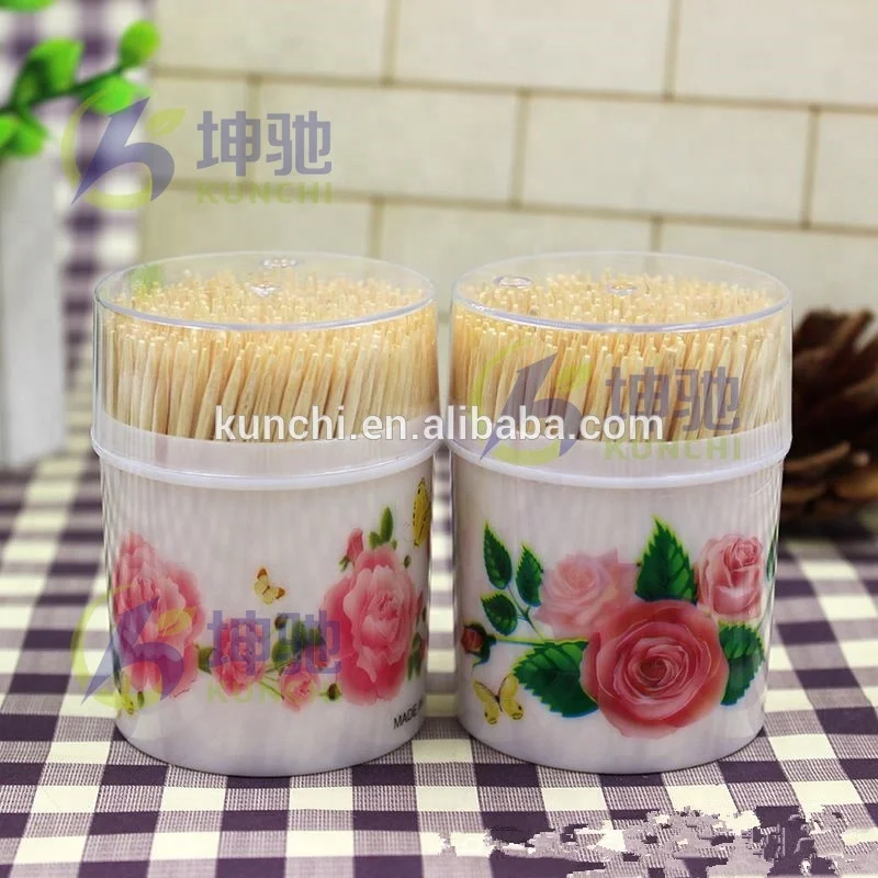 Professional bottle filling / packing machine for toothpicks supplied by KUNCHI