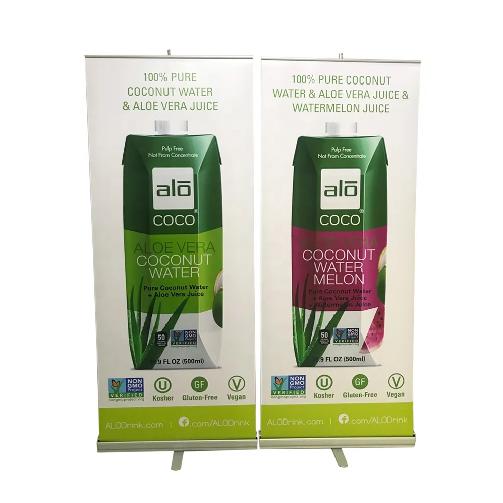advertising printed standard hand retractable banner