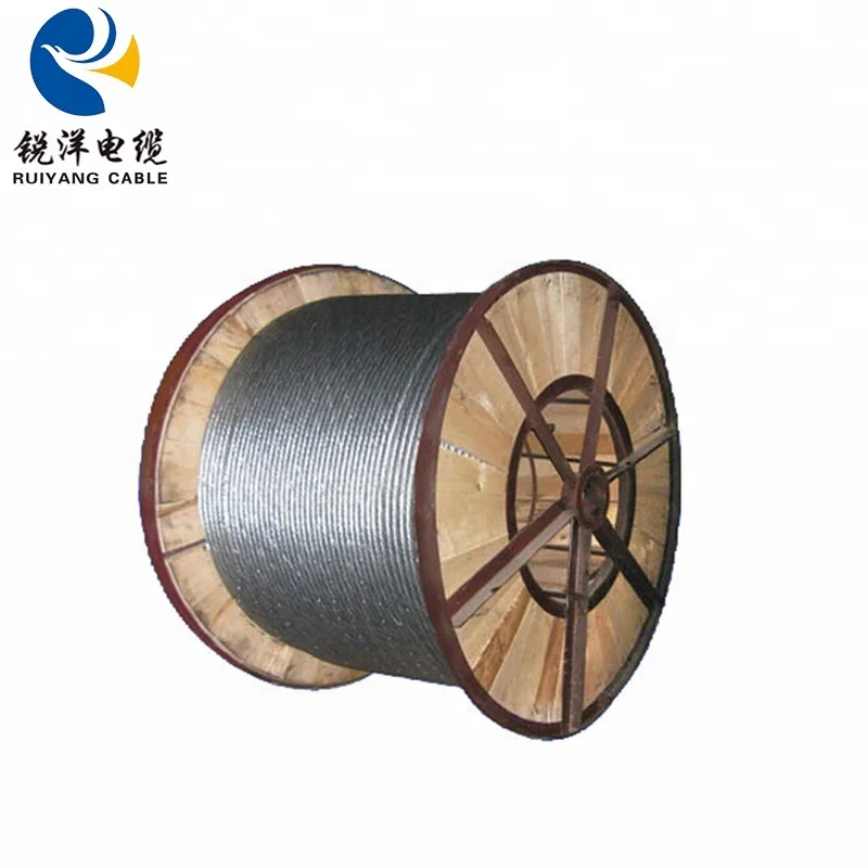 ACSR Cable Steel Core Aluminum Conductor Stranded Wire Used For Overhead