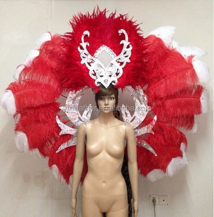 Cheap party halloween decoration/feather clothes/ostrich feather dress