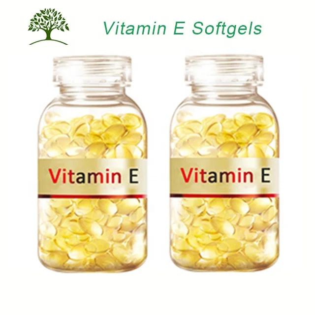 
OEM Wholesale Natural Animate Vitamin E Oil 400IU Softgel Capsules 