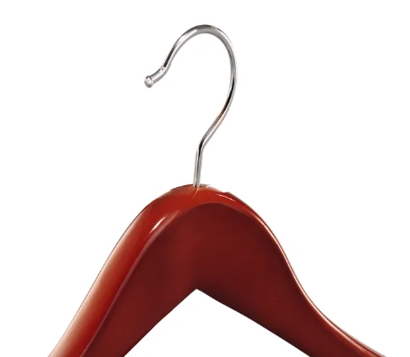 
Broad Shoulder Wooden Coat Hangers With Non Slip Bar 