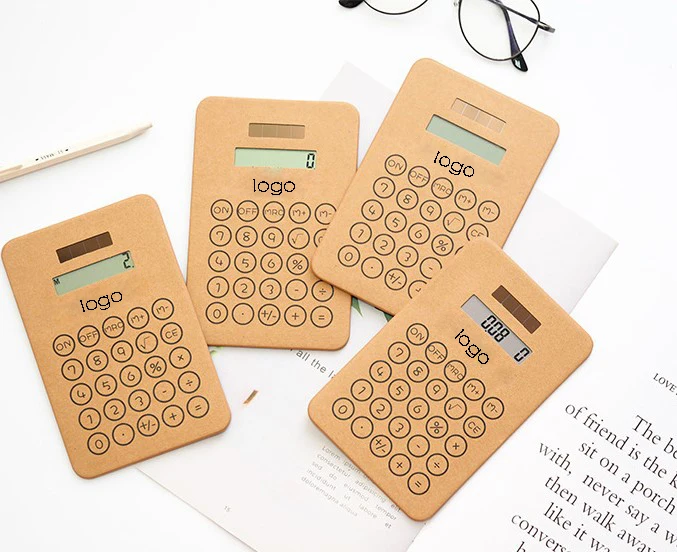 NEW Arrived Big size White desktop calculator with solar energy for office/Hot Sale Solar Energy Business Calculator Notebook