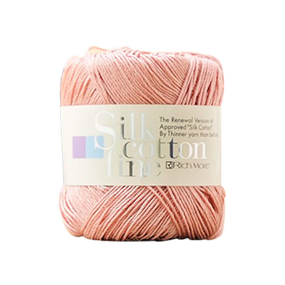 
Wholesale Anti-UV Hand Knitting Dyed Japanese Cotton Silk Yarn 