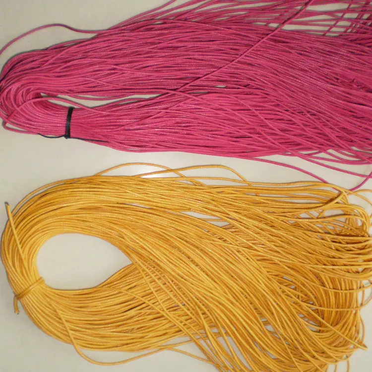 Fashion South Korea Hot Sale Wax Polyester Braid Waxed Cord Thread