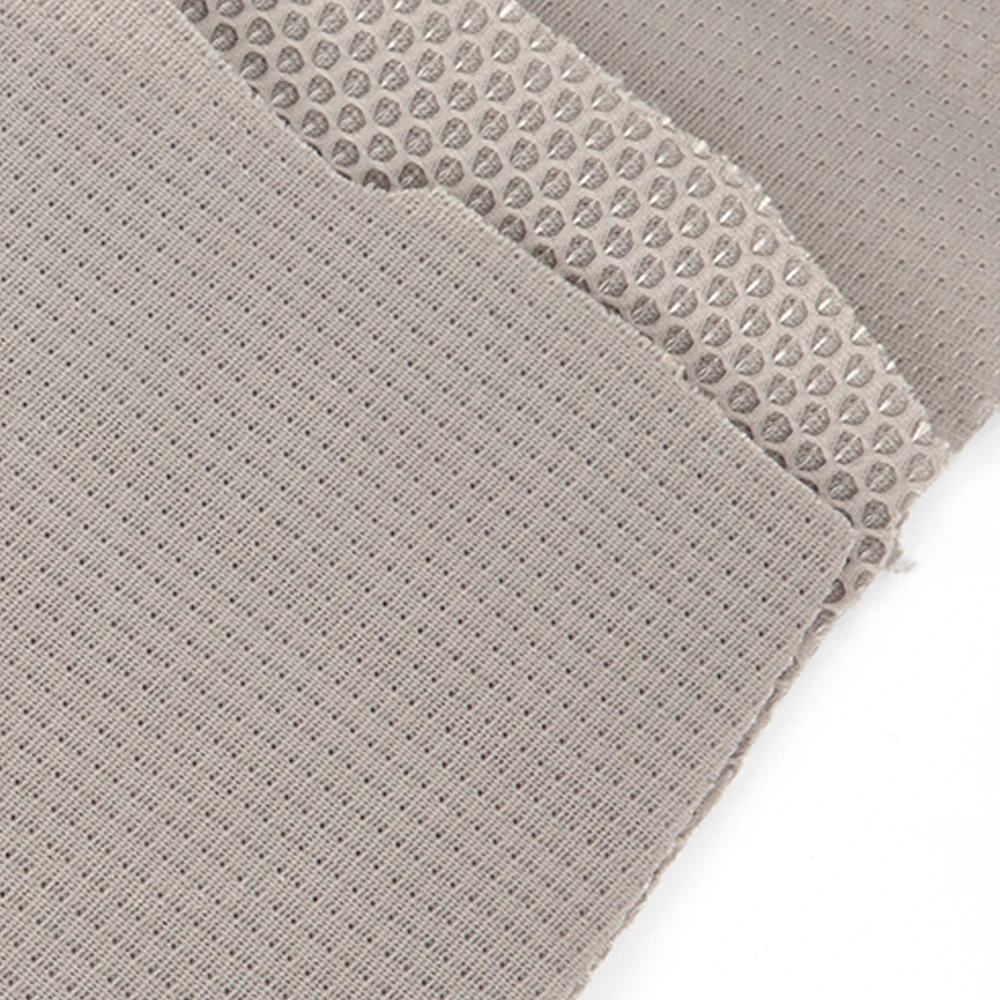 brown grey airmesh 100 polyester honeycomb mesh for chair air seat cushion