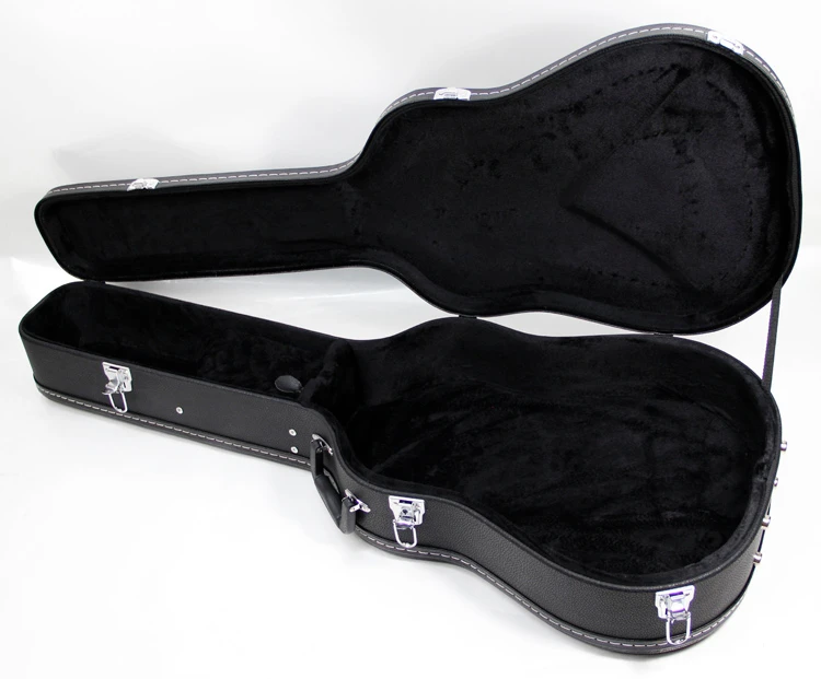 
41 inch black custom guitar case 