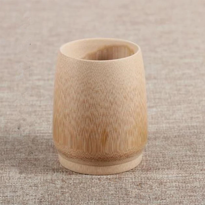 Wholesale 100% natural eco friendly bamboo cup custom logo  tableware bamboo tea cup